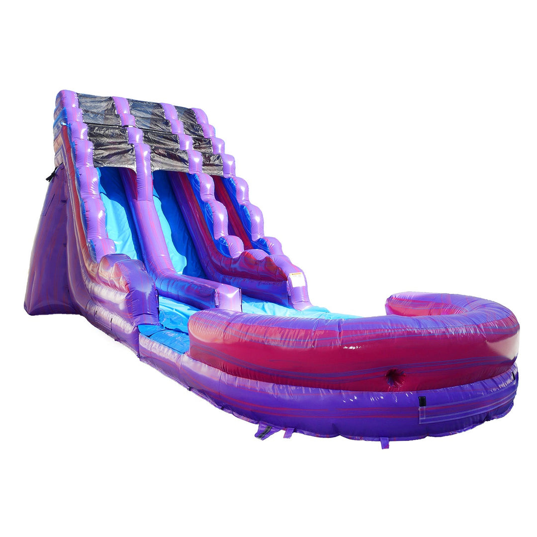 PURPLISH 19 FT DUAL LANE SLIDE