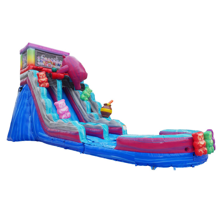 GUMMY BEARS 20 FT DUAL LANE SLIDE