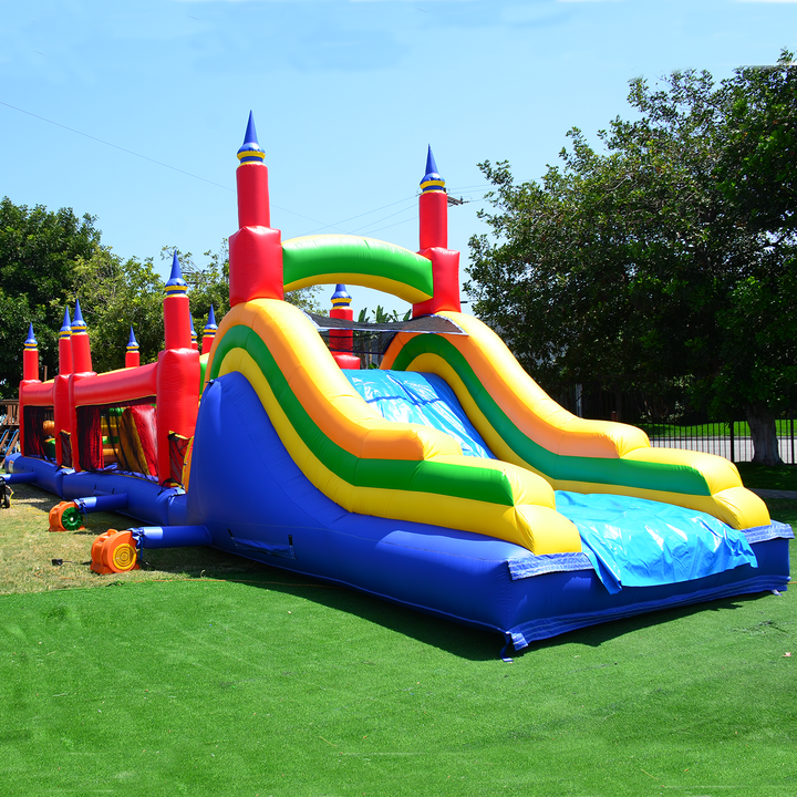 60 ft RAINBOW TITAN OBSTACLE COURSE