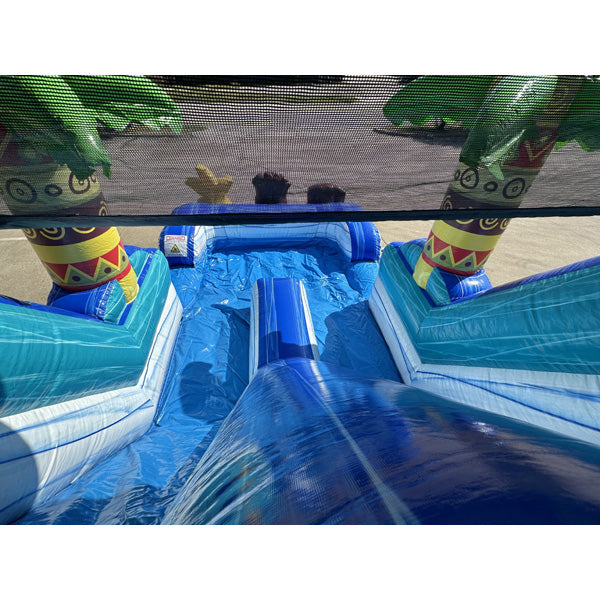 45'L Tiki Obstacle Course Wet n Dry