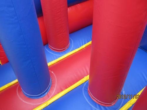 62'Lx15'H Wet n Dry Obstacle Red