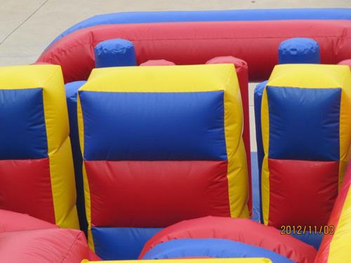 62'Lx15'H Wet n Dry Obstacle Red