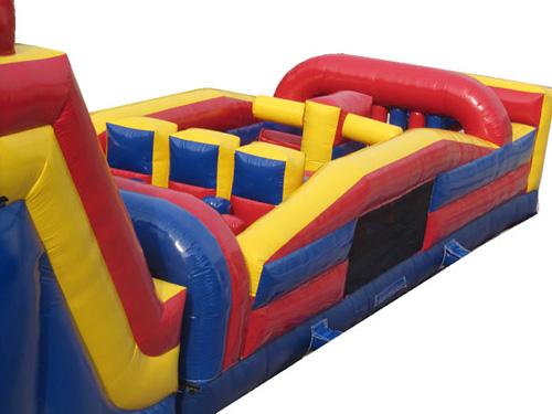 62'Lx15'H Wet n Dry Obstacle Red