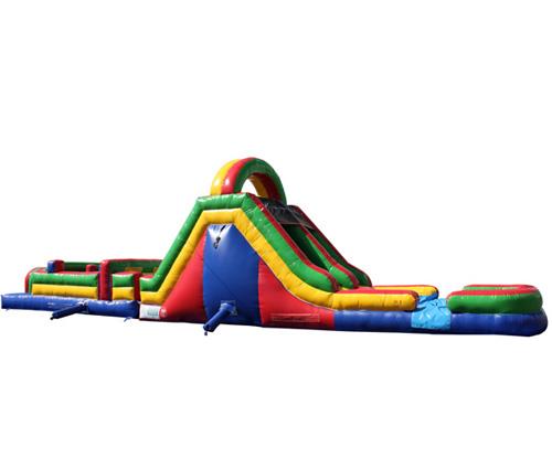 51'Lx15'H Wet n Dry Obstacle Course (Green)