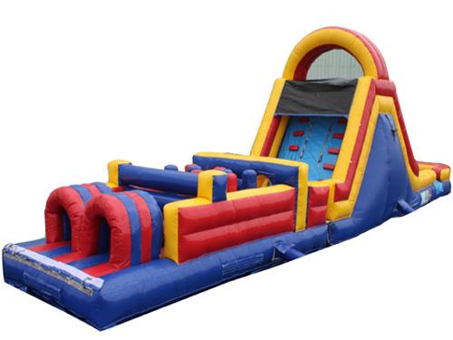 45'Lx12'H Wet n Dry Obstacle Red