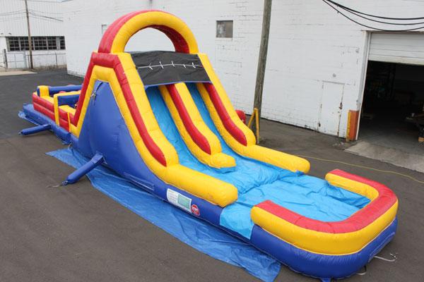 45'Lx12'H Wet n Dry Obstacle Red