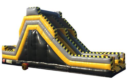 85'L Construction Obstacle Course with Removable Pool