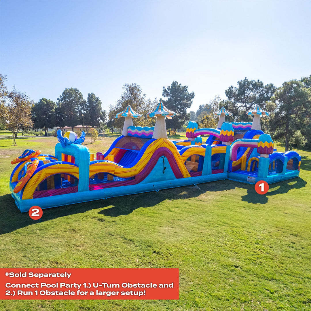 POOL PARTY U-TURN WET DRY OBSTACLE