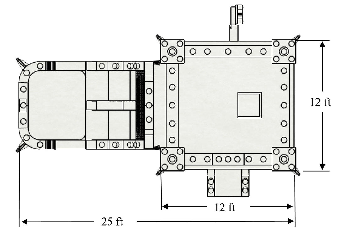 Dual Lane Block Water Combo