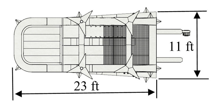 15'H Blue Slide Wet n Dry