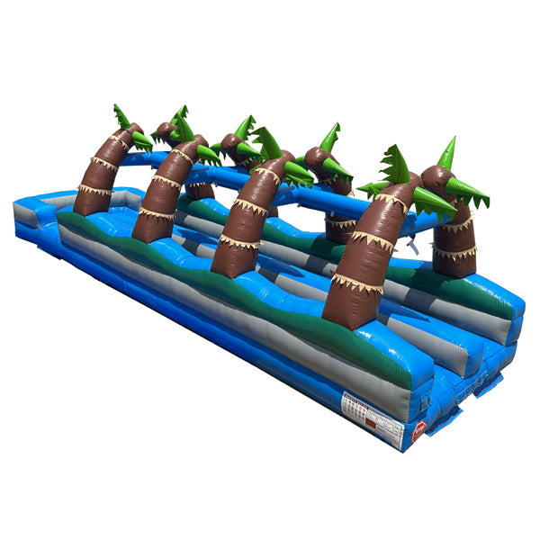 Dual Lane Palm Tree Slip n Splash