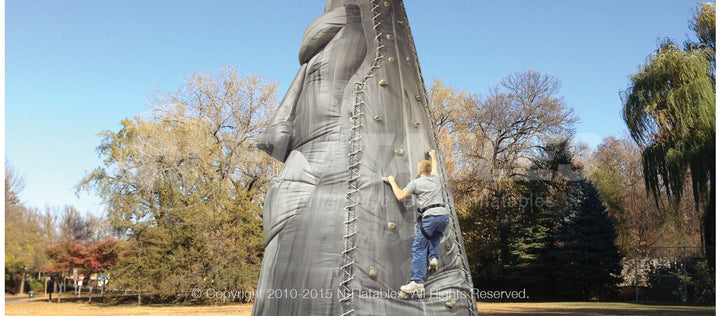 Tiki Island™ Inflatable Rock Climbing Wall