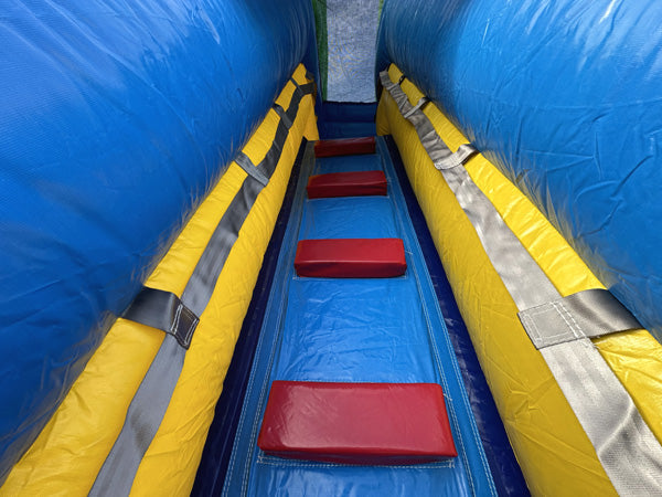 16'H Dura-Lite Green Slide w Detachable Pool