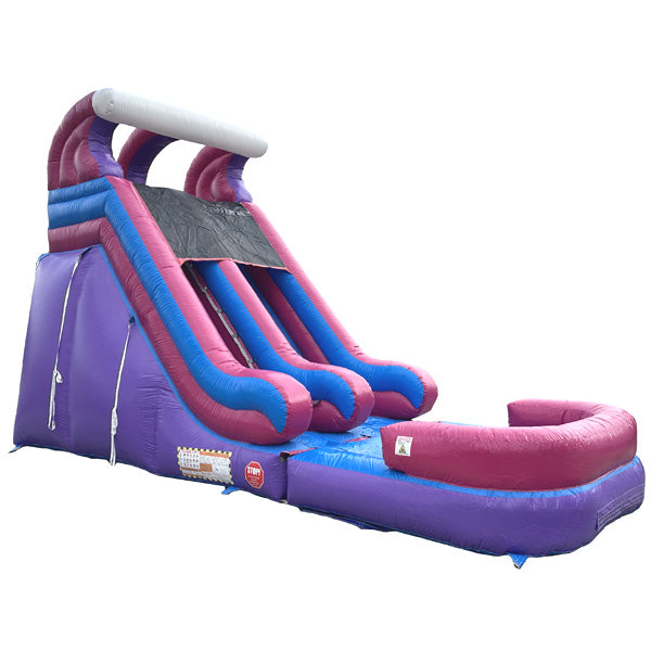 16'H Dura-Lite Pink Slide w Detachable Pool