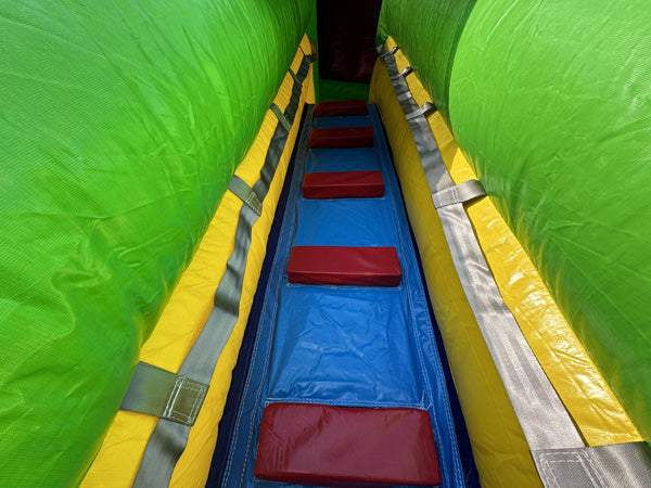 18'H Dura-Lite Rainbow Slide w Detachable Pool