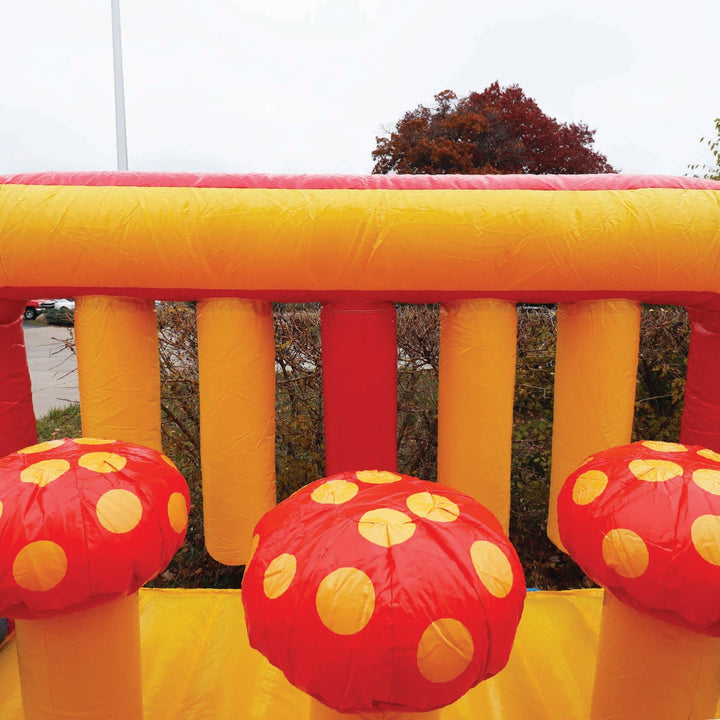 46'Lx20'H 2-Lane Carnival Slide Piece With Removable Pool