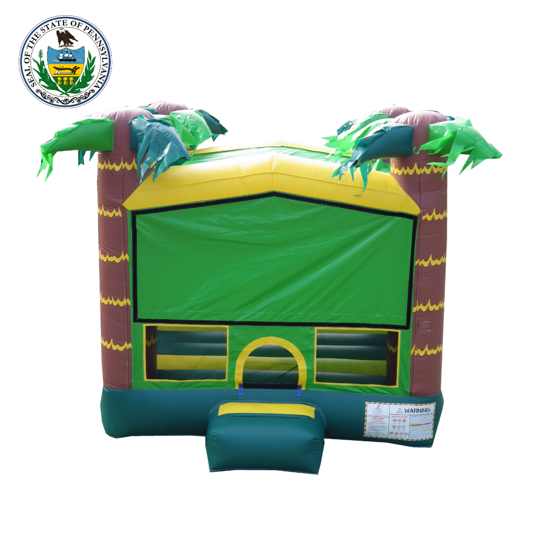 TROPICAL ALOHA 13' X 13' BOUNCE HOUSE