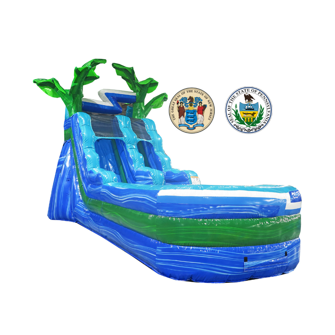 TROPICAL PARADISE 15 FT SLIDE