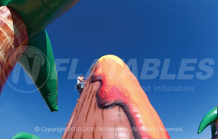 Volcano Island™ Inflatable Rock Climbing Wall