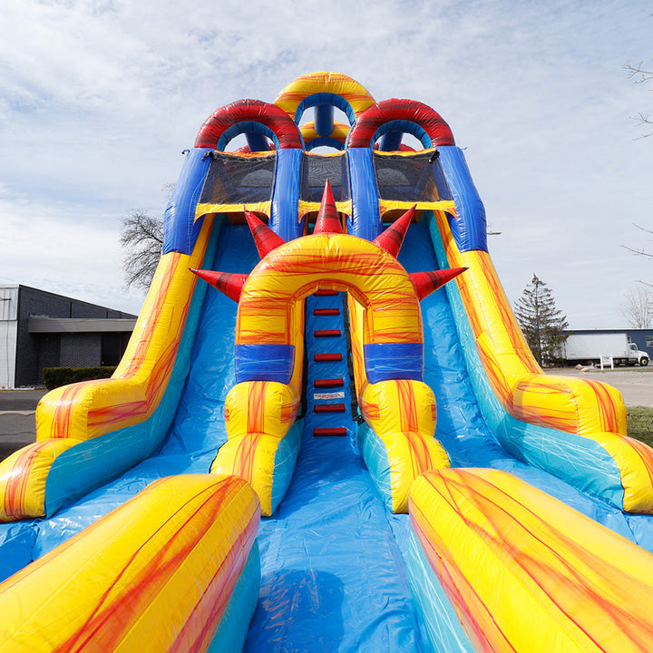 20'H Dual Lane Sunrise Slide Wet n Dry