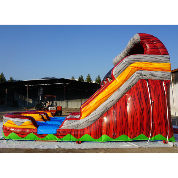 15'H Dual Lane Fire Slide Wet n Dry