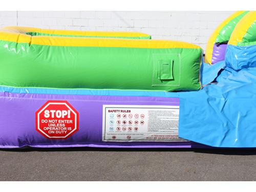 18'H Double Dip Slide Wet n Dry (Green)