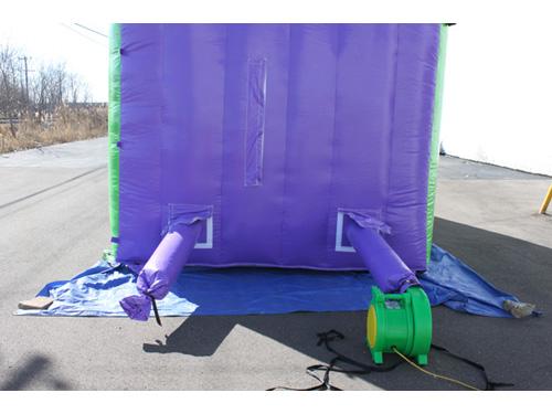 18'H Double Dip Slide Wet n Dry (Green)