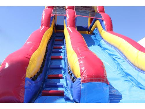 18'H Double Dip Slide Wet n Dry (Red)