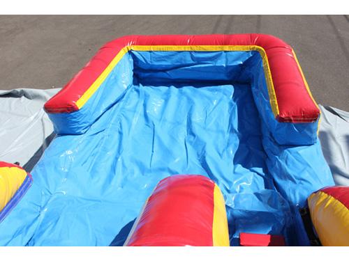 18'H Double Dip Slide Wet n Dry (Red)