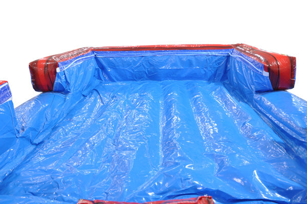 22'H 2-Lane Purple Screamer Slide w/ Slip n Splash
