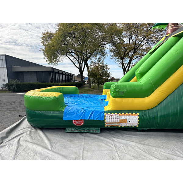 13'H Palm Tree Slide Wet n Dry