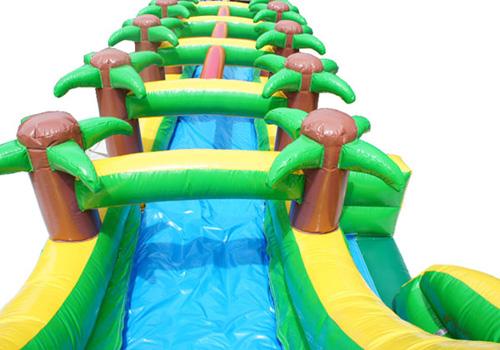 22'H Palm Tree Screamer Slide w/ Slip n Splash