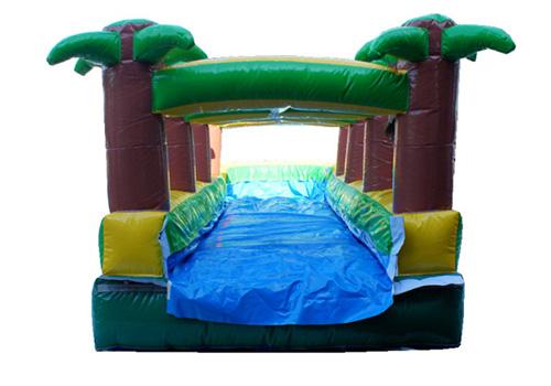 20'H Palm Tree Screamer Slide w/ Slip n Splash