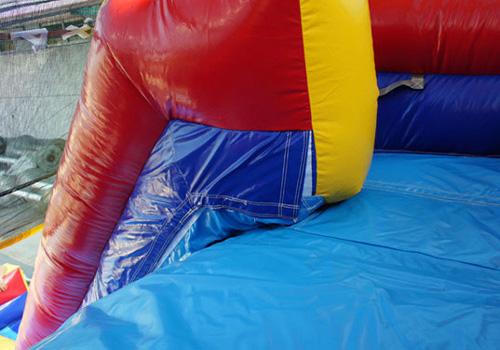 20'H Rainbow Screamer Slide w/ Slip n Splash