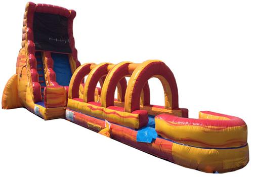 22'H Volcano Screamer Slide w/ Slip n Splash