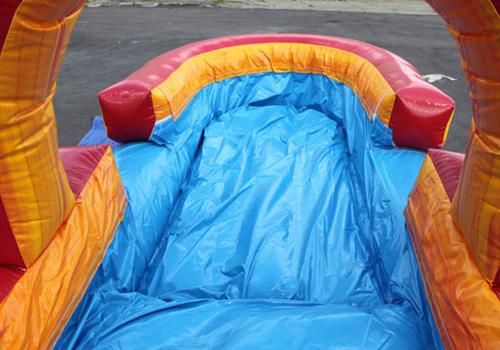22'H Volcano Screamer Slide w/ Slip n Splash