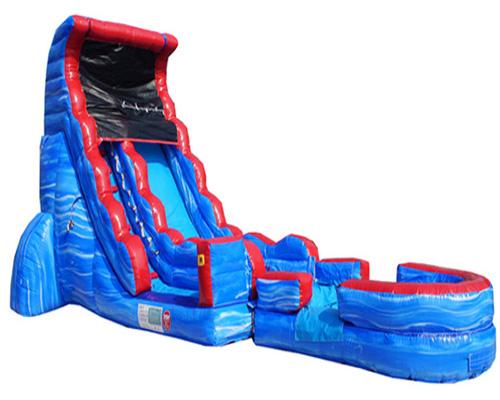 20'H Tsunami Screamer Slide w/ Slip n Splash