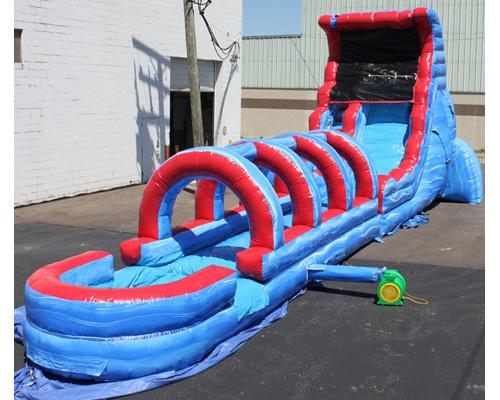20'H Tsunami Screamer Slide w/ Slip n Splash