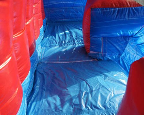 19'H 2-Lane Tsunami Screamer Slide w/ Slip n Splash