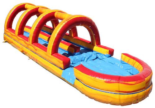 Dual Lane Volcano Slip n Splash w/ Pool