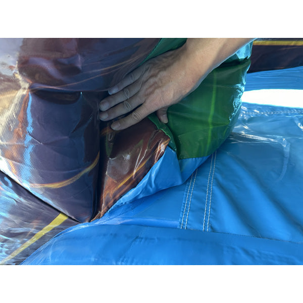 18'H Green Slide Wet n Dry