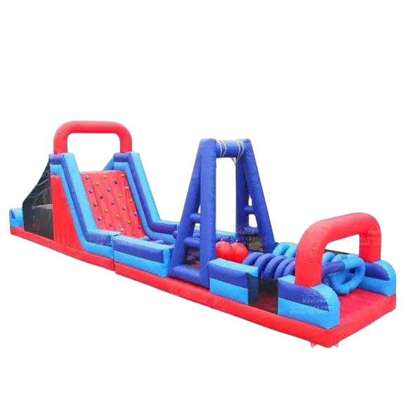 Aerial Obstacle Course - Adult Fitness Water Bouncy Castle for Parties