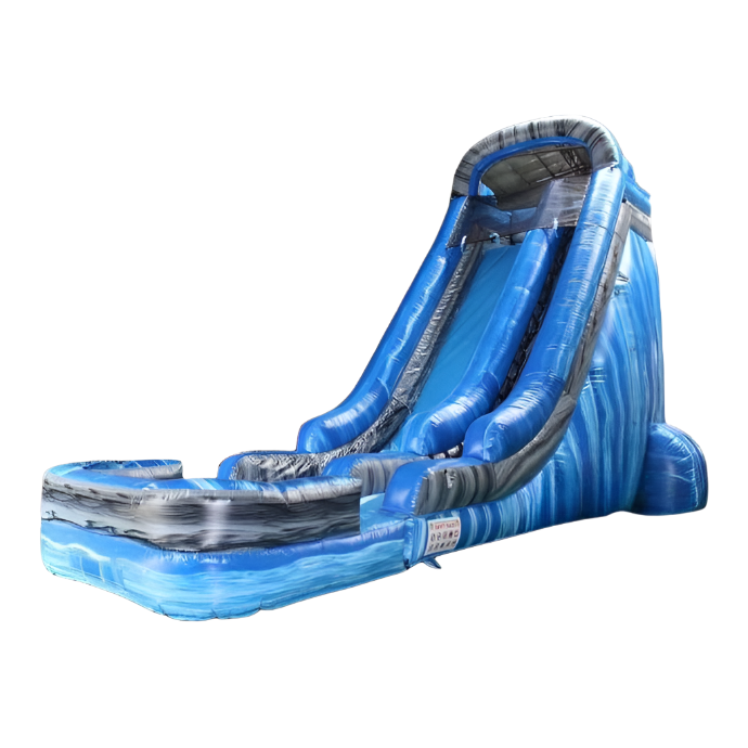 Inflatable Backyard Water Slide - Home Play Pool for Summer Fun