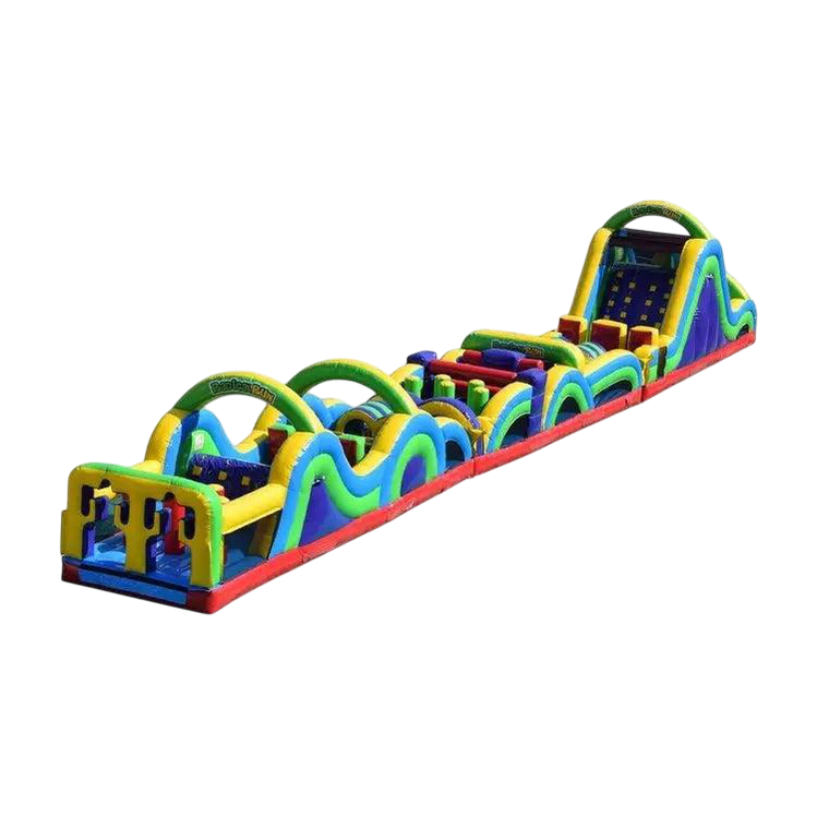 Inflatable Water Obstacle Course - Commercial Backyard Playground Equipment