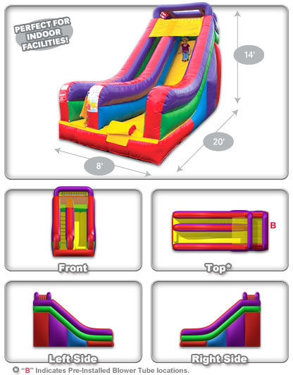 Wacky Mini Deluxe™ (14’) Slide