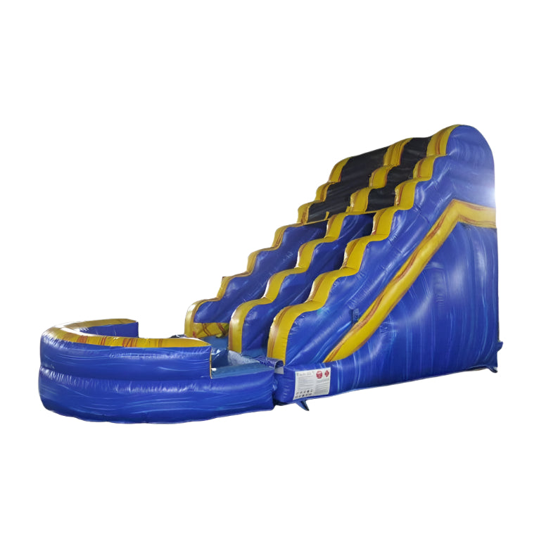 Inflatable Waterslide with Pool - Backyard Water Fun Slide