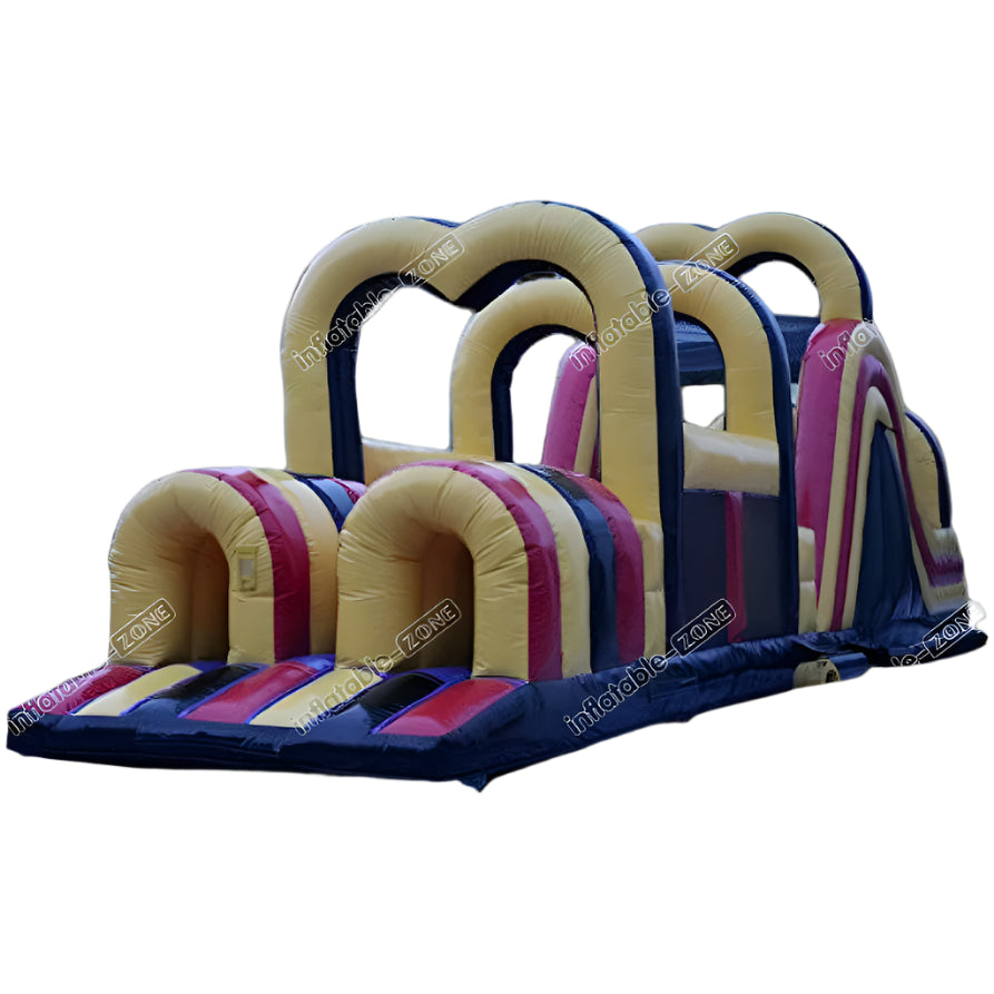 Outdoor Adult Obstacle Course - Safe Big Bounce Garden Assault for Backyard Fun