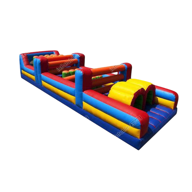 Outdoor Bouncy Castle - Mobile Obstacle Course for Backyard Fun