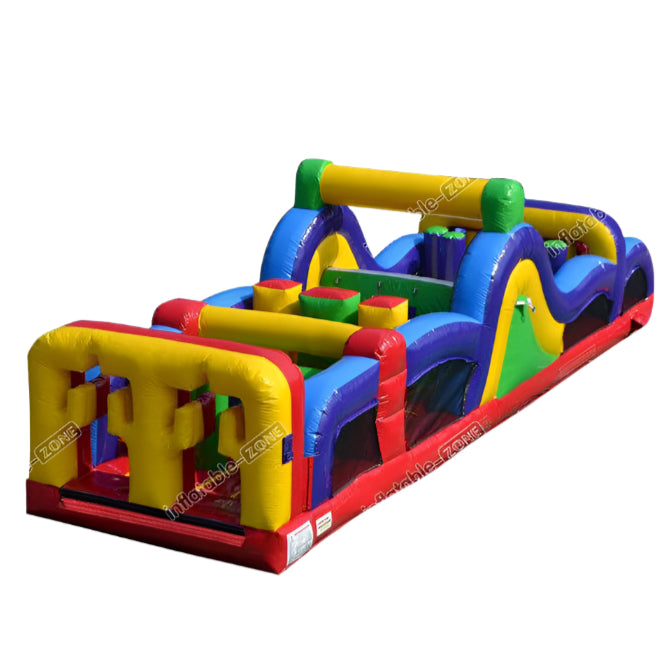 Inflatable Obstacle Course - Backyard Commercial Bounce House Fun