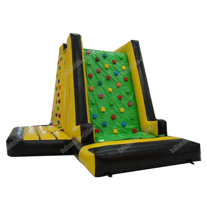 Three-Sided Inflatable Rock Climbing Wall
